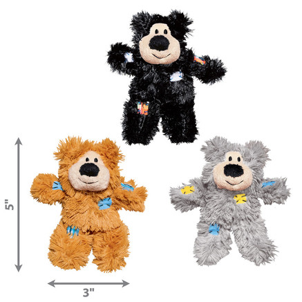 Softies Patchwork Bear Brown